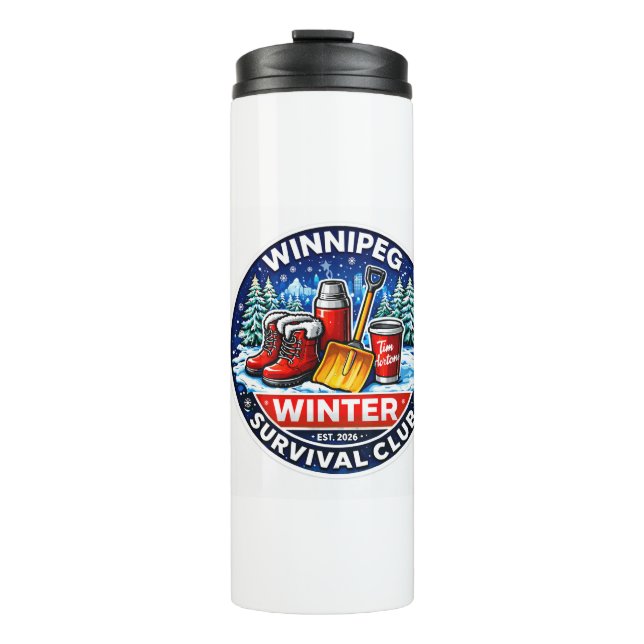 Winnipeg Winter Survival Tumbler – Timmies Thermosbecher (Vorderseite)