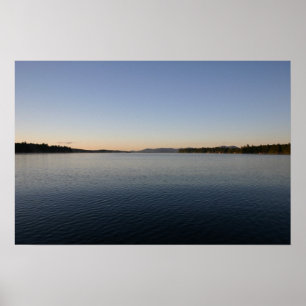 Winnipesaukee Morgen Poster