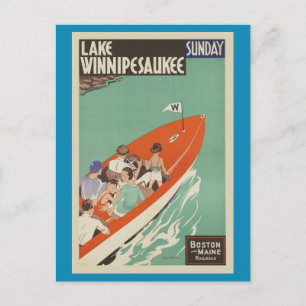 Winnipesaukee-See New Hampshire Postkarte