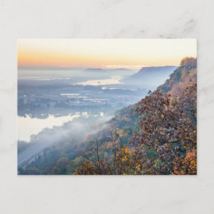 Winona Autumn Sunrise Postcard Postkarte
