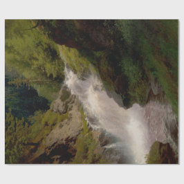 Winona Falls (US-Landschaft) (von Hermann Herzog) Geschenkpapier