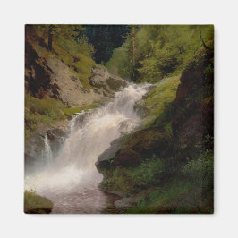 Winona Falls (US-Landschaft) (von Hermann Herzog) Magnet
