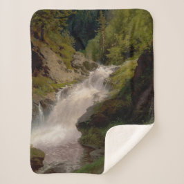 Winona Falls (US-Landschaft) (von Hermann Herzog) Sherpadecke