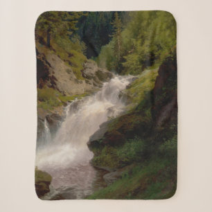 Winona Falls (US-Landschaft) (von Hermann Herzog) Sherpadecke