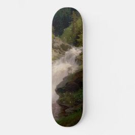Winona Falls (US-Landschaft) (von Hermann Herzog) Skateboard