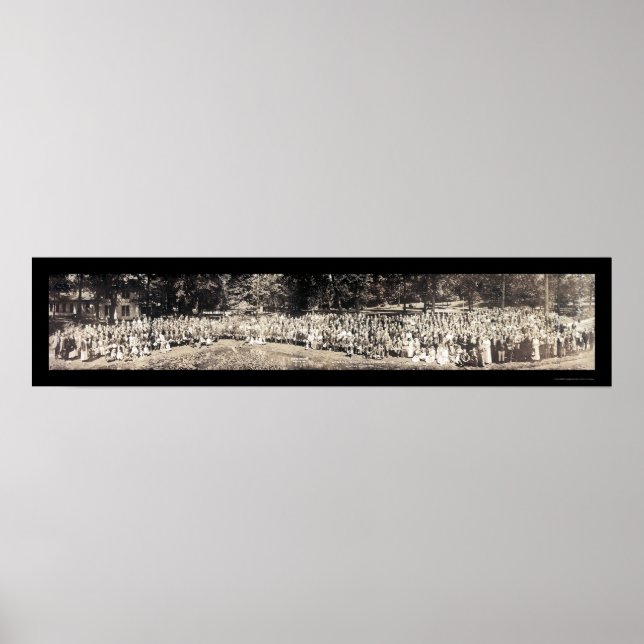 Winona Lake IN Bible Foto 1915 Poster (Vorne)