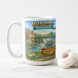 Winona, MN Minnesota Souvenir Gift Mug Kaffeetasse