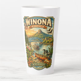Winona, MN Minnesota Unique Souvenir Latte Mug Milchtasse