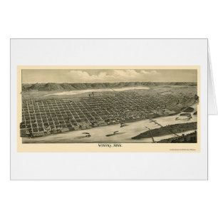 Winona, panoramische Karte Mangans - 1889