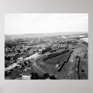 Winona Railyard, 1898 Poster