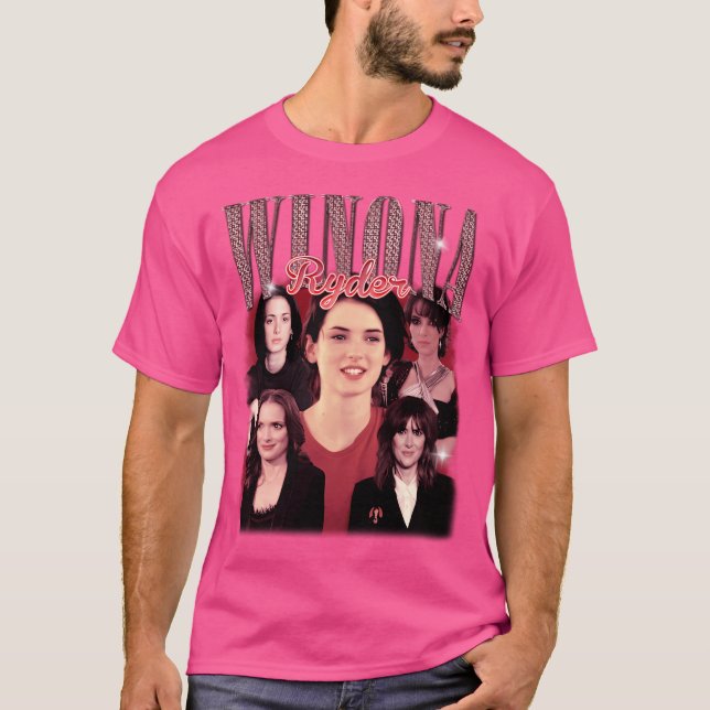Winona Ryder Retro Bootleg Retro Bootleg T-Shirt (Vorderseite)