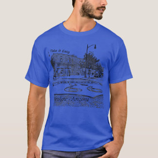 Winslow Arizona AZ US 66 nehmen es einfach am einf T-Shirt