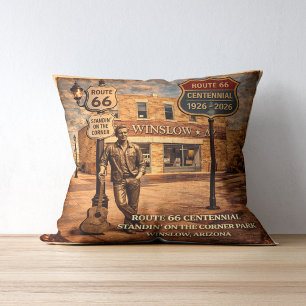 Winslow Arizona Corner Centennial Inneneinrichtung Kissen