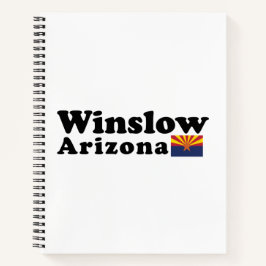 Winslow, Arizona Spiral Notebook Notizbuch
