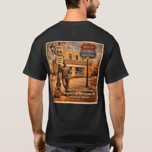 Winslow Arizona Wahrzeichen Centennial Bekleidung T-Shirt