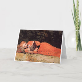 Winslow Homer Art Blank Note Card Jeden Anlaß