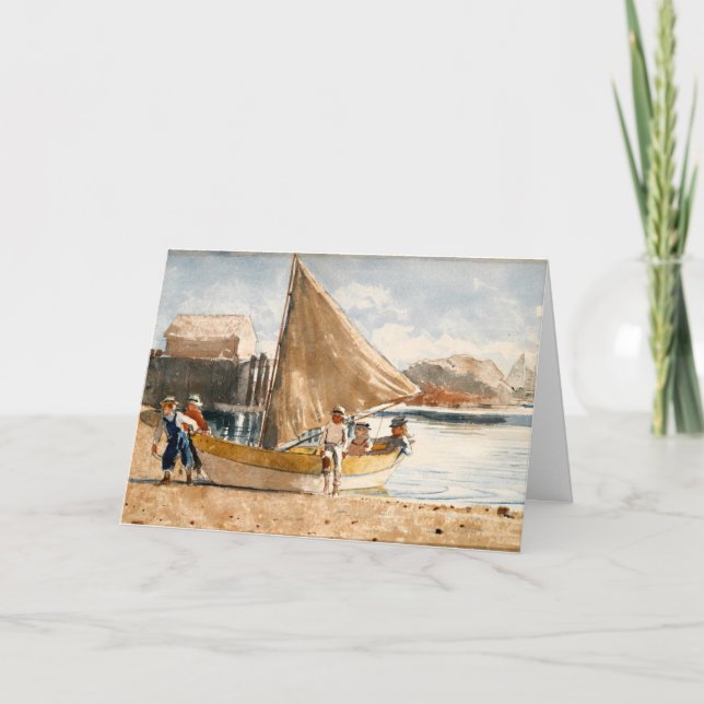 Winslow Homer artwork, Summertime, Karte (Vorderseite)