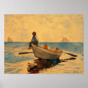 Winslow Homer Boys in einer Geschichte Poster