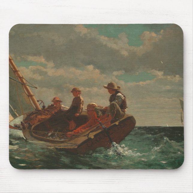 Winslow Homer - Breezing (A Fair Wind) Mousepad (Vorne)