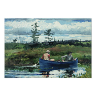 Winslow Homer - Das blaue Boot Fotodruck