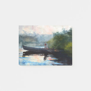 Winslow Homer Das Ende des Tages, Adirondacks Post-it Klebezettel