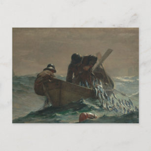 Winslow Homer - Das Heringsnetz Postkarte
