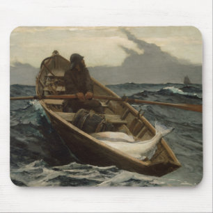 Winslow Homer - die Nebel-Warnung Mousepad