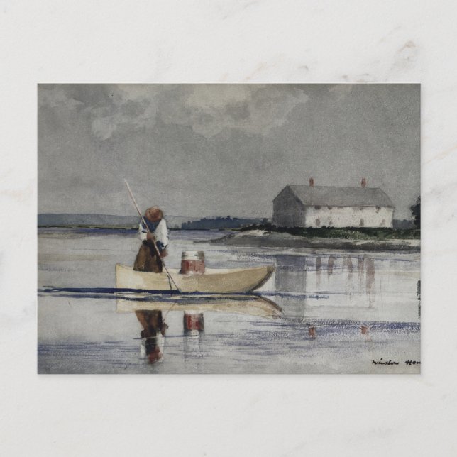 Winslow Homer - Eels Postkarte (Vorderseite)