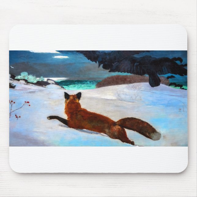 Winslow Homer Fox Hunt Mousepad (Vorne)