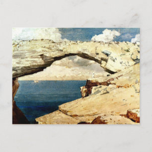 Winslow Homer - Glasfenster Postkarte