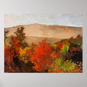 Winslow Homer, Herbstbaumkronen, Poster