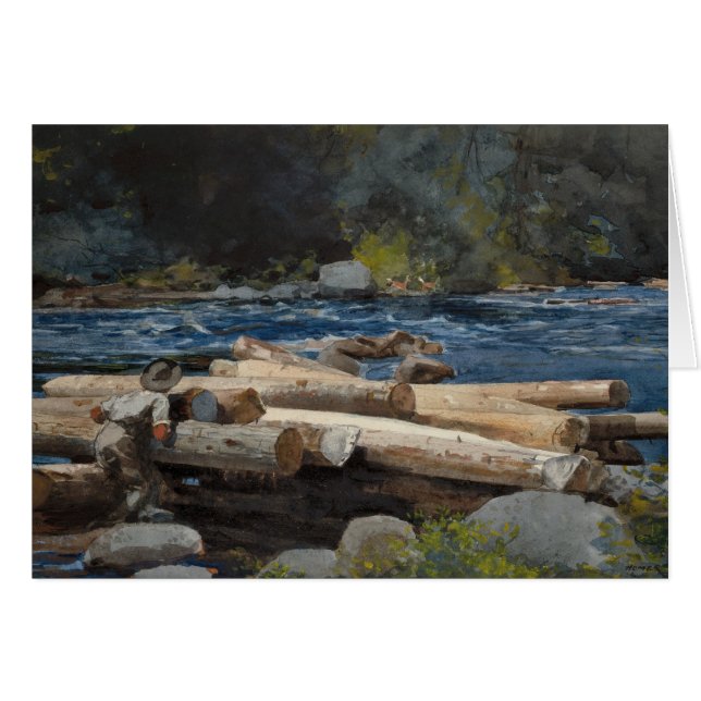 Winslow Homer - Hudson River (Vorderseite (Horizontal))