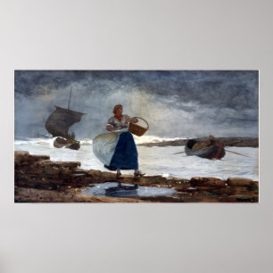 Winslow Homer im Bar Poster