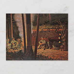 Winslow Homer Kunst - Vor Yorktown Postkarte
