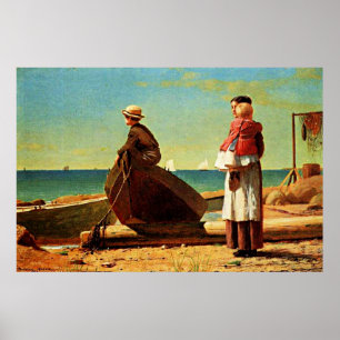 Winslow Homer-Kunstwerk, Vater kommt Poster