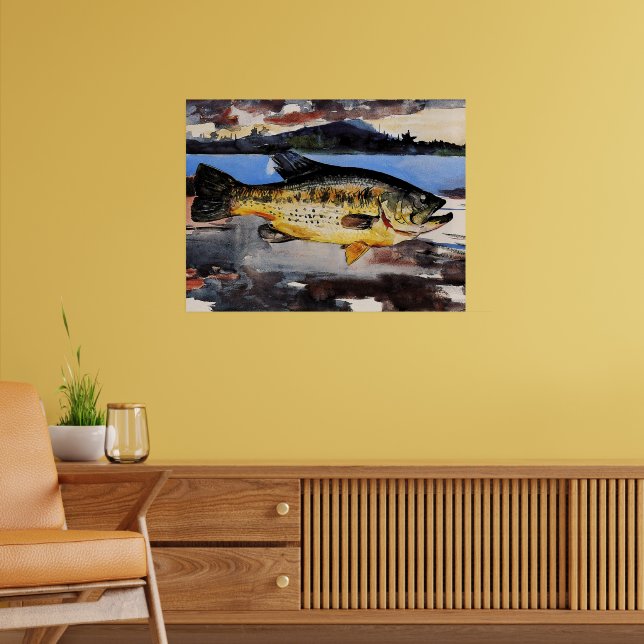 Winslow Homer-Malerei, Bass Poster (Wohnzimmer 2)