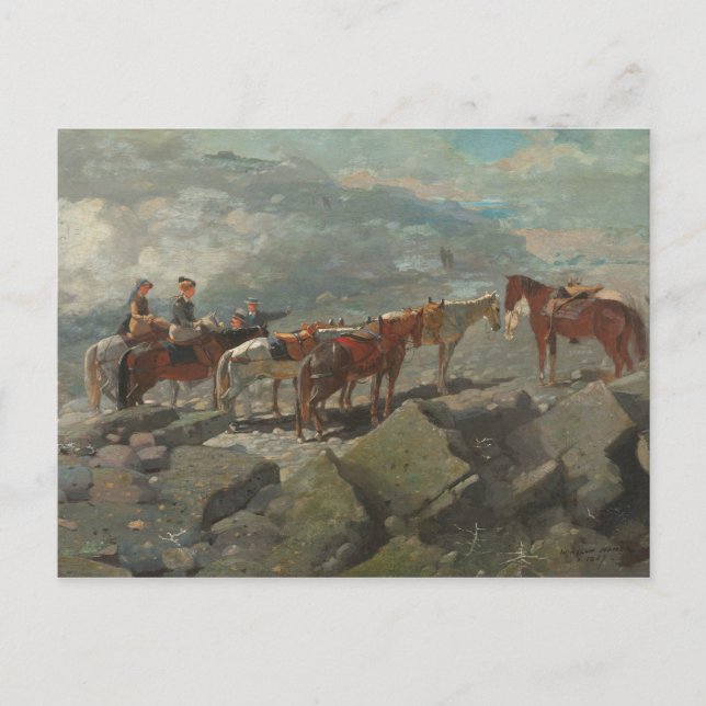 Winslow Homer - Mount Washington Postkarte (Vorderseite)