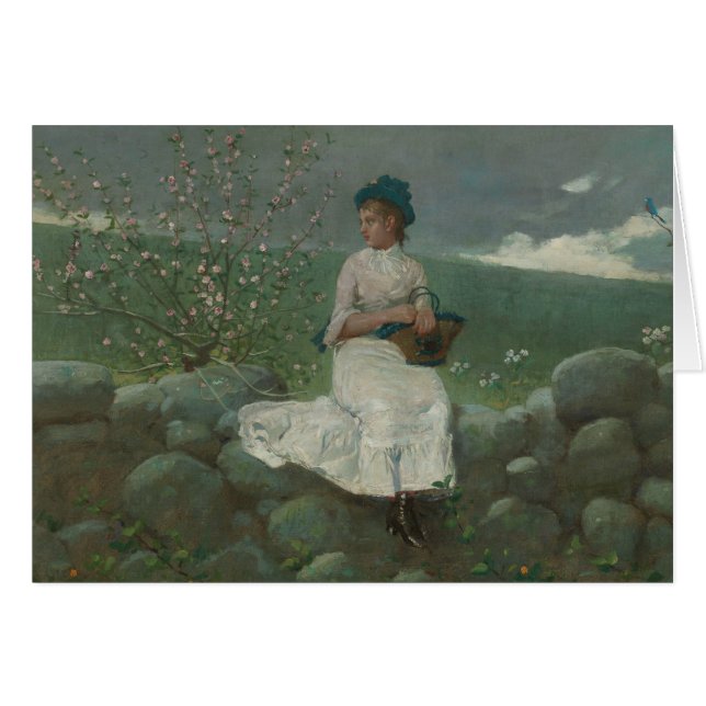 Winslow Homer - Pfirsichblüten (Vorderseite (Horizontal))