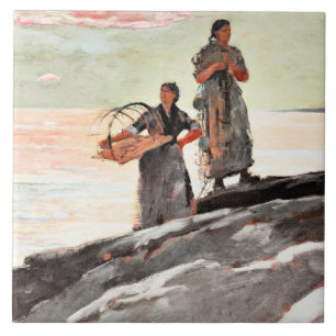 Winslow Homer - Saco Bay, berühmtes Bild Fliese