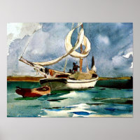 Winslow Homer - Sloop, Bermuda