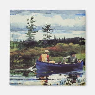 Winslow Homer: The Blue Boat, 1892, Kunstwerk Magnet