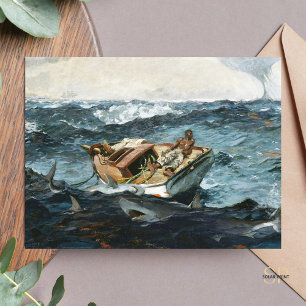 Winslow Homer The Gulf Stream Malerei Art Print Postkarte