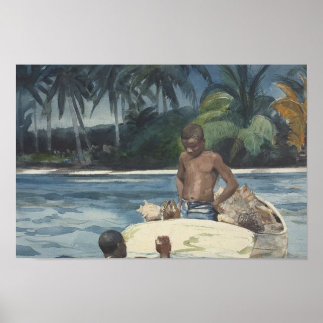 Winslow Homer - West India Divers Poster (Vorne)