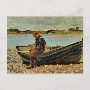 Winslow Homer - Windlinie Postkarte