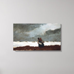 Winslow Homer Zwei Zahlen am Meer Leinwanddruck