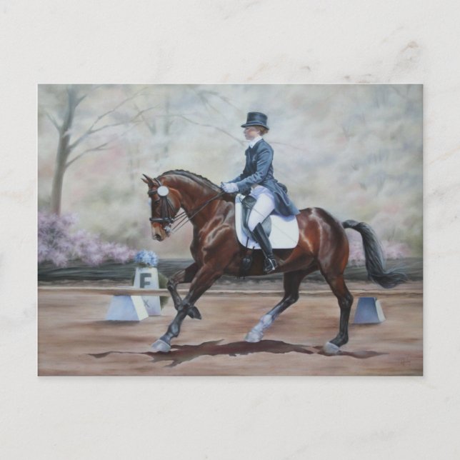 Winsor in Dressage Postkarte (Vorderseite)