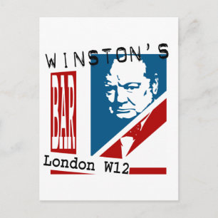 Winston-Bar Postkarte