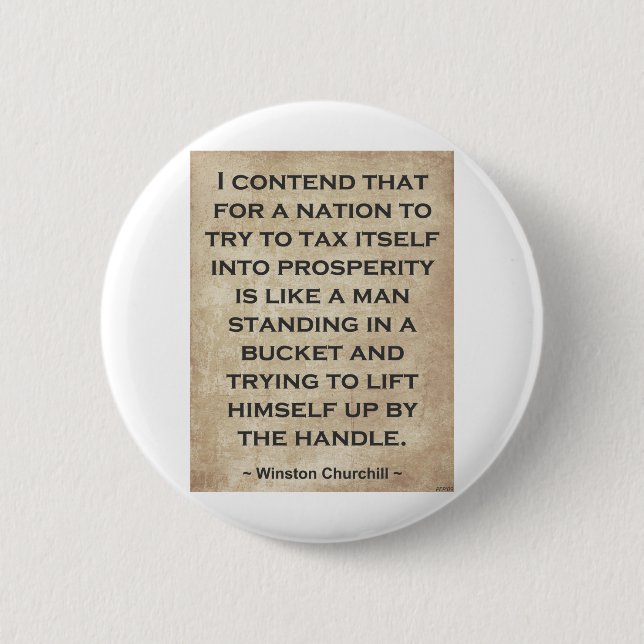 Winston Churchill #1 Button (Vorderseite)