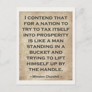 Winston Churchill #1 Postkarte