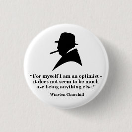 Winston Churchill Abzeichen - Zitat 6 Button